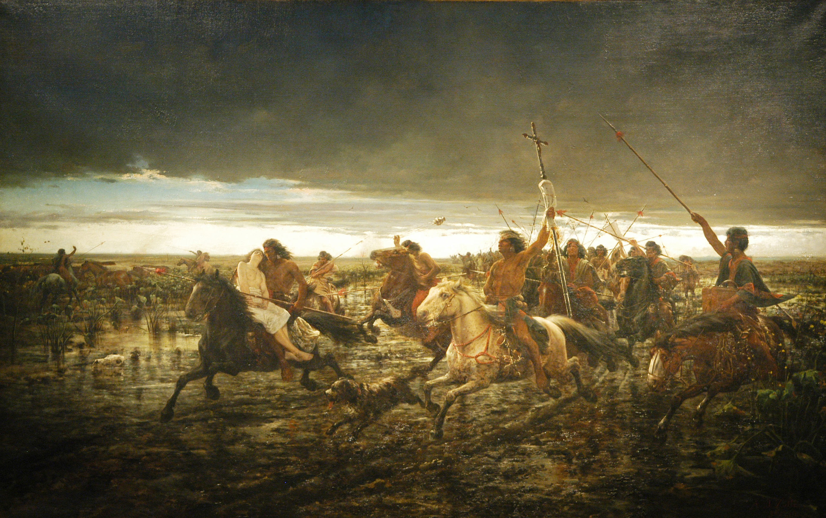 Ángel Della Valle, 1852, Museo de Bellas Artes de Buenos Aires. Fuente: Wikipedia images